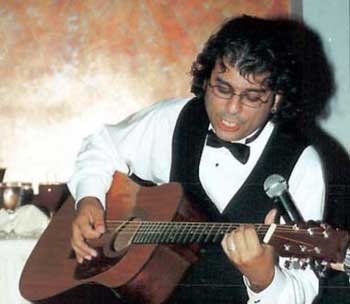 Joey with guitar